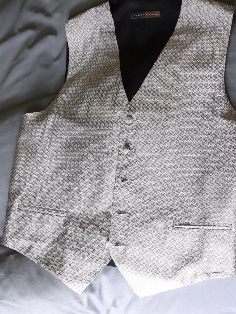 Silk Jonathan Wachtel Silver Vest